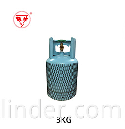 Haiti Market Design Kundenspezifische Fabrikspreis 12kg 25lbs LPG Gasspeicher Kochzylinder / Gastank / Flasche